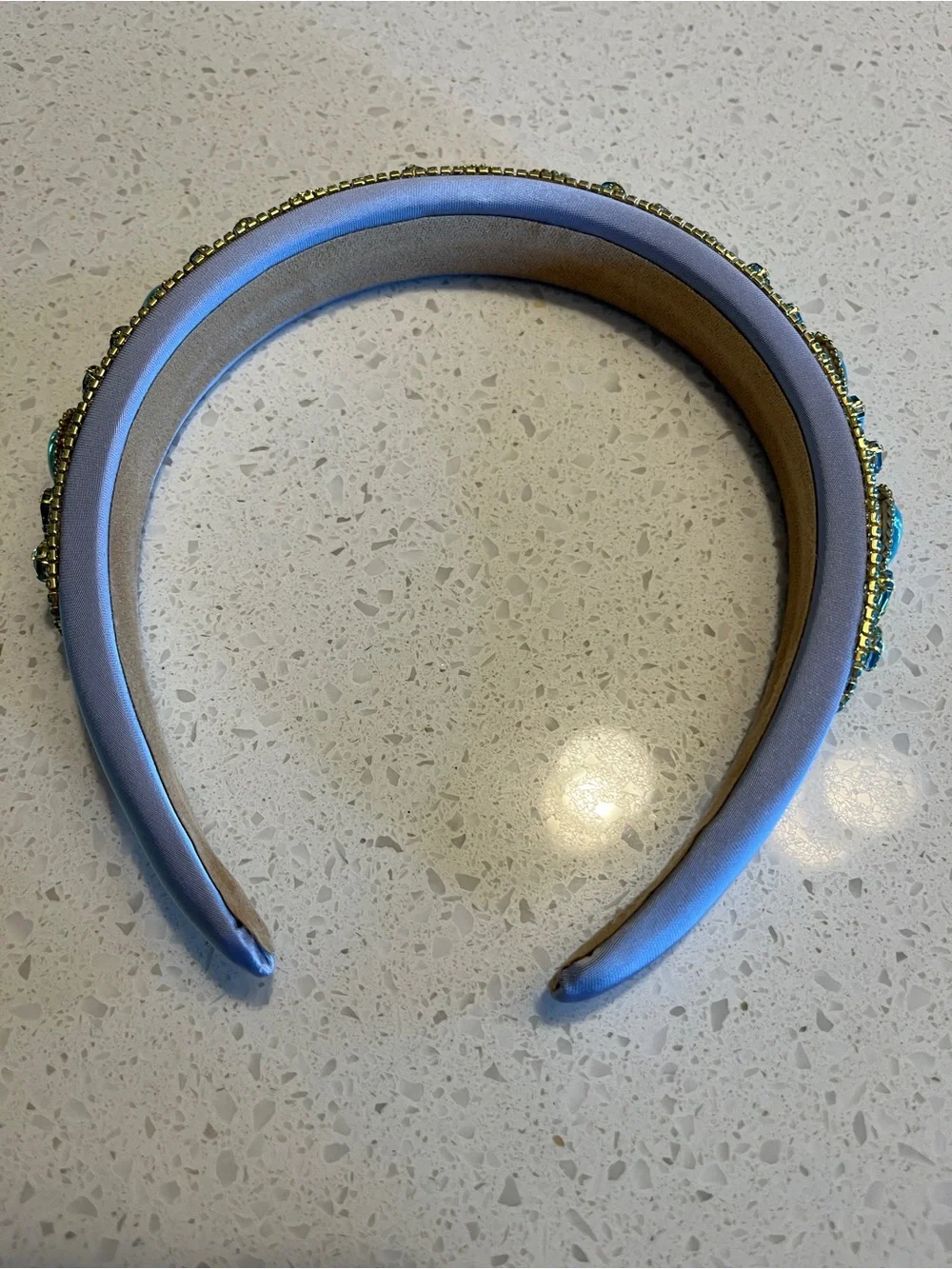 Gorgeous  blue‎ rhinestones Headband